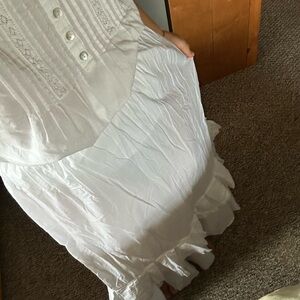 Recollections White Ruffled Skirt